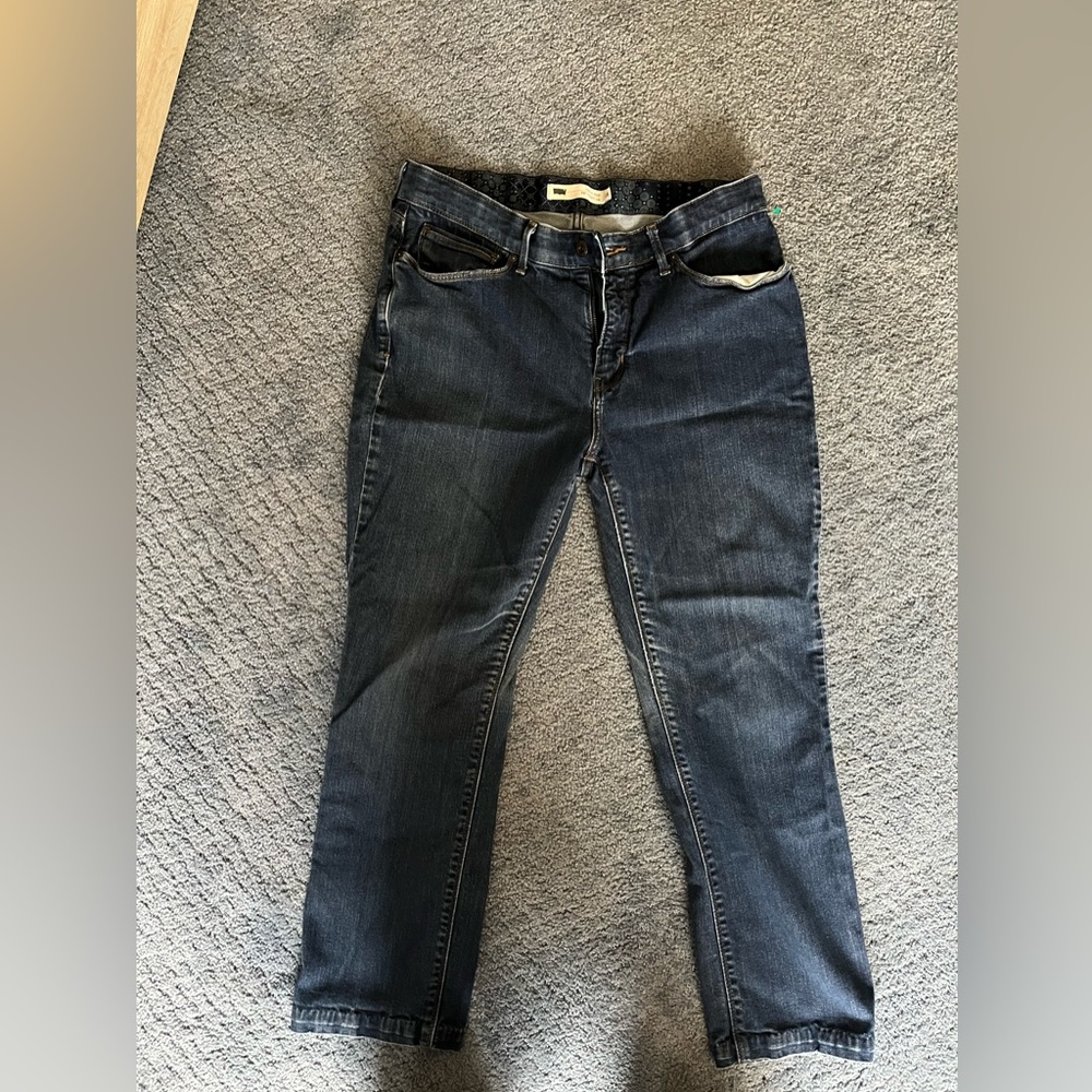 Size 14 straight leg dark wash jean